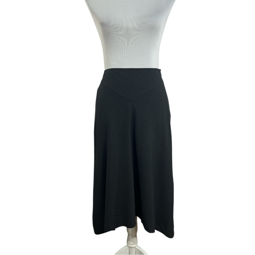 Demoo ParkchoonMoo Black Hi- Low Midi Skirt Size 38/ Small